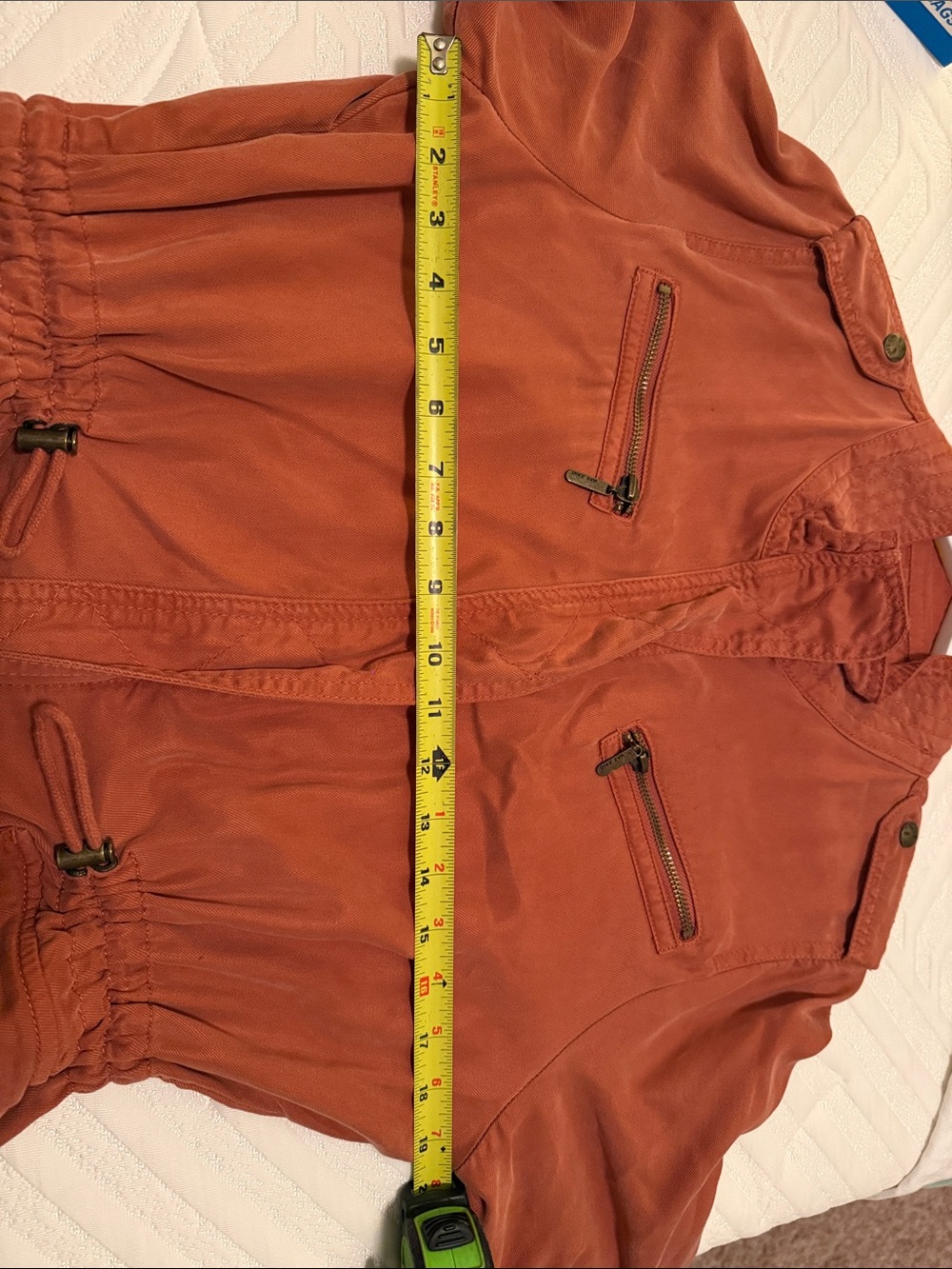 Max Jeans Rust Orange Utility Field Jacket - Picture 16 of 16
